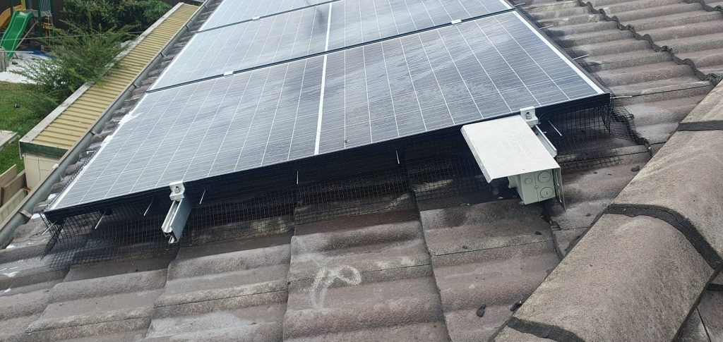 Solar Panels Bird Proofing